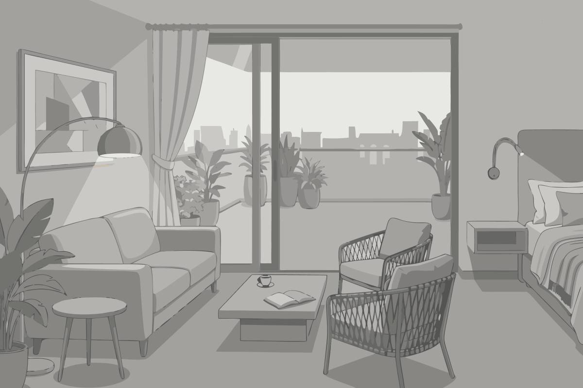 Basic Single Room with Shared Bathroom